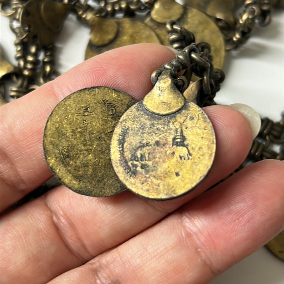 🖤Unique Belt Vtg coin charms